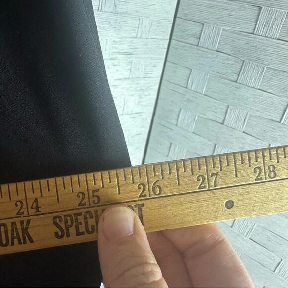 Lane Bryant blouse cow Nick black blouse, minimalist career wear plus size - Picture 8 of 9